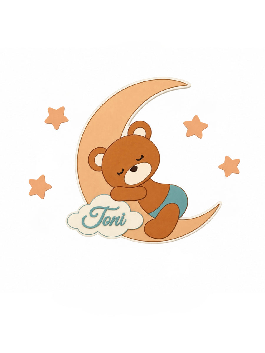 Teddybär-Set mit Sternen