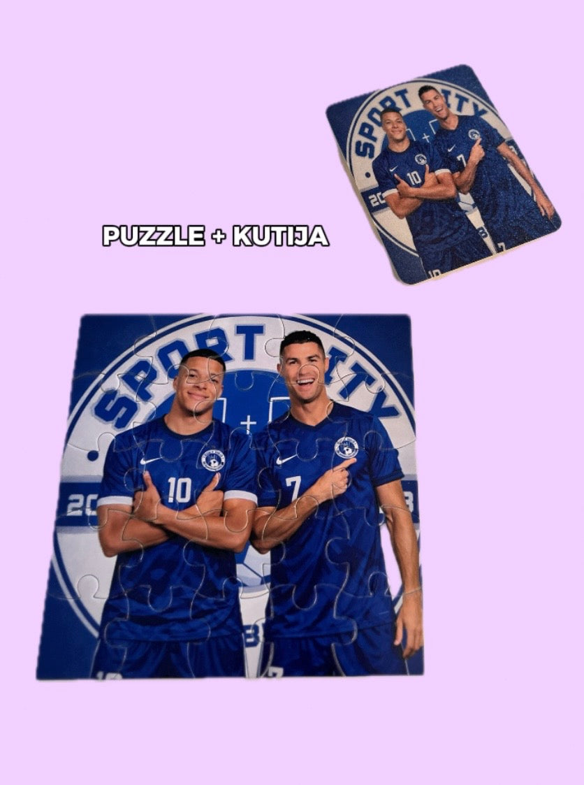 Puzzle od 25 dijelova s kutijicom